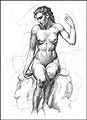 Manolo Yanes,virtual gallery,MYTHOLOGIES,drawings,Pothos (sketches),Proserpina