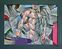 Manolo Yanes,virtual gallery,MYTHOLOGIES,paintings,nudus heros,Iolaus