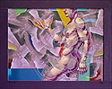 Manolo Yanes,virtual gallery,MYTHOLOGIES,paintings,nudus heros,Harmodius